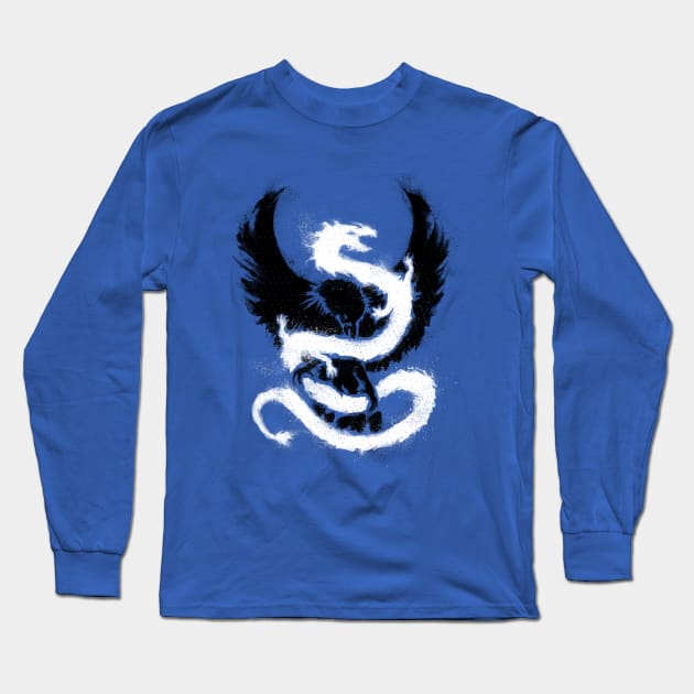 Eagle dragon Long Sleeve T-Shirt by barmalisiRTB